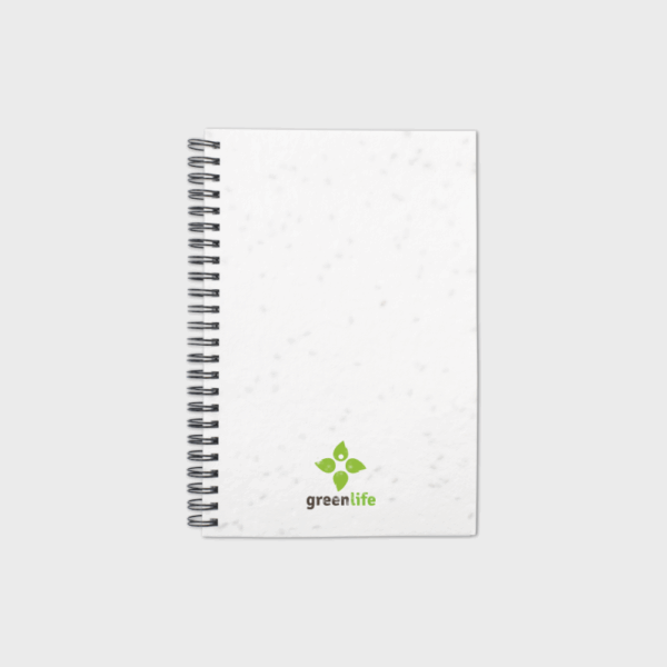 Carnet spiralé avec logo GreenLife
