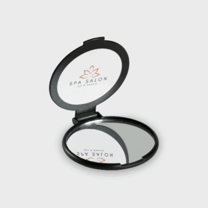 Miroir de poche Spa Salon ouvert avec logo