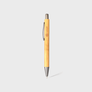 Stylos en bambou avec clip métallique