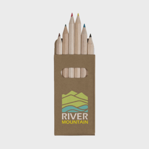 Boîte de crayons en bois River Mountain.
