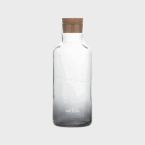 Carafe en verre fumé