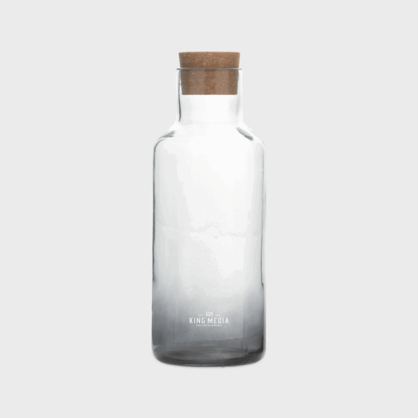 Carafe en verre fumé
