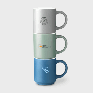Mug empilable en céramique recyclée