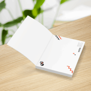 Notes adhésives avec couverture soft