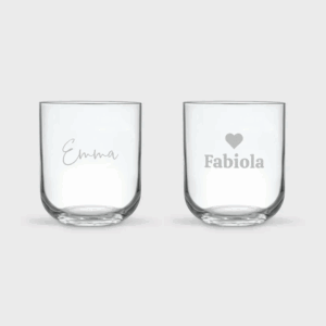 Verre à eau personnalisé