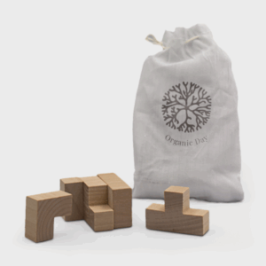Blocs en bois avec sac Organic Day