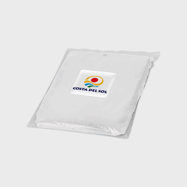 Sac plastique Costa del Sol blanc.